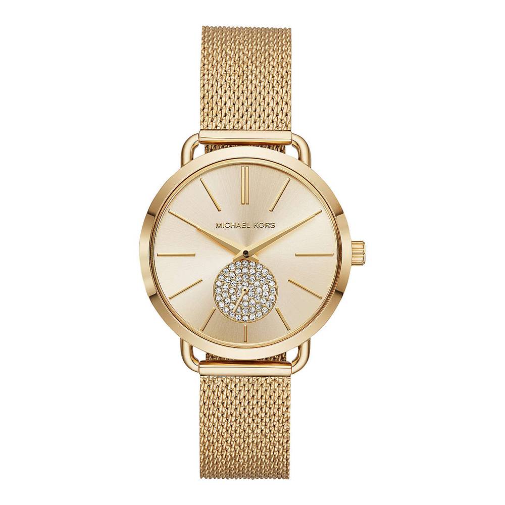 Michael Kors Women's Porita Dial Watch Gold MK3844