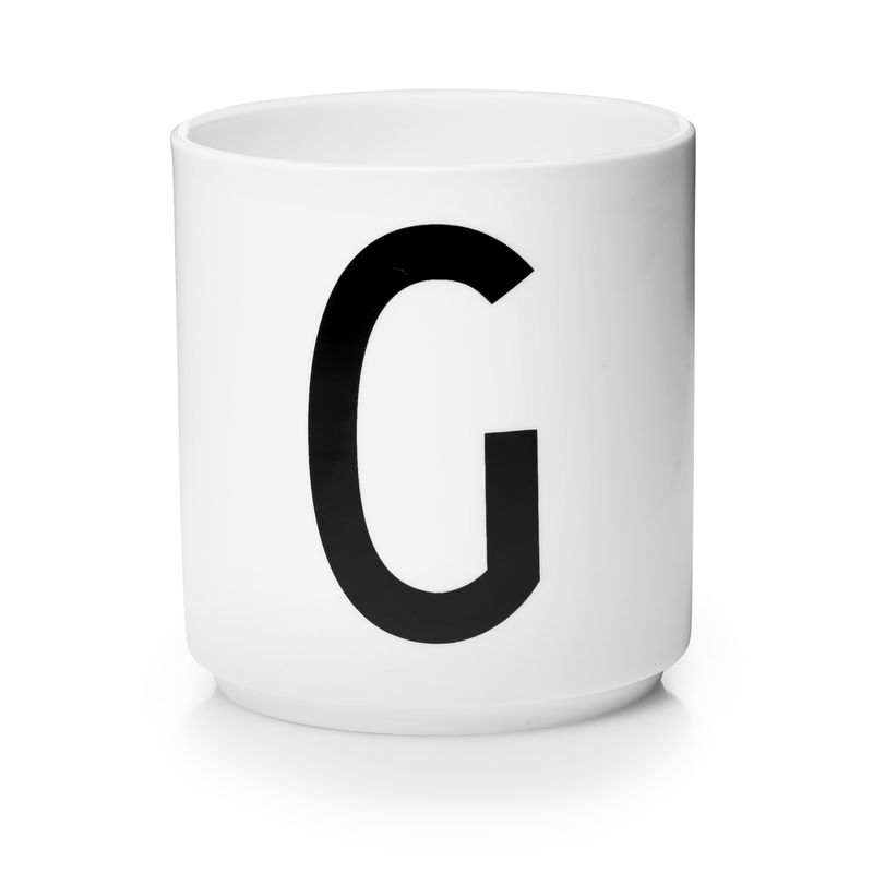 ​Design Letters - Personal Porcelain Cup G - White (10201000G)