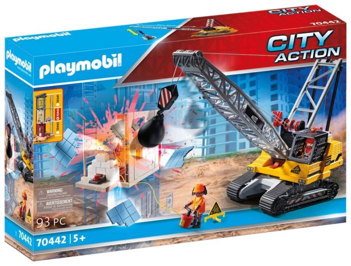 Playmobil - Cable Excavator with Building Section (70442)